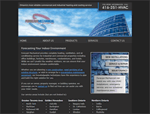 Tablet Screenshot of forecastmechanical.com
